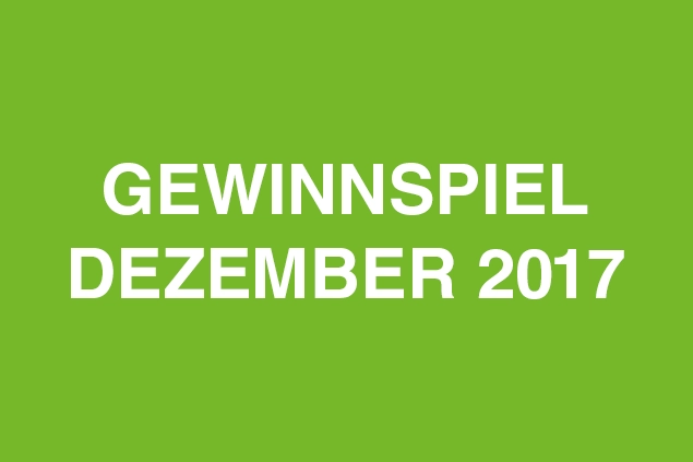 Gewinnspiel Dezember 2017