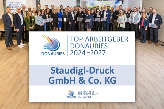 Top-Arbeitgeber Donauries 2024 Gruppenbild